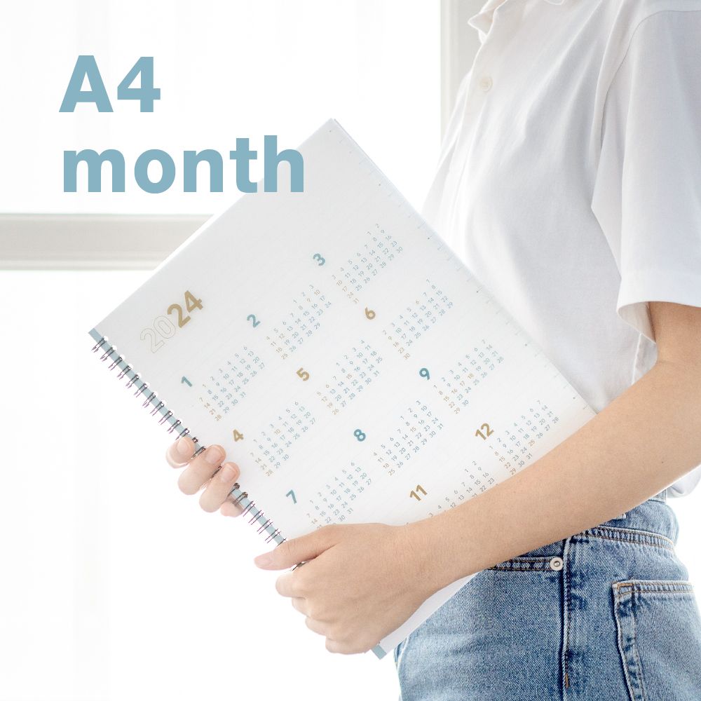 2024 2nd Planner A4, Monthly 