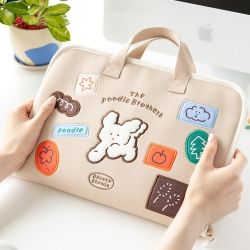 Brunch Brother Poodle Open Laptop Pouch 13Type