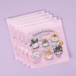 Sanrio Characters FancyAnimal Zip Bag 5P Set M Size