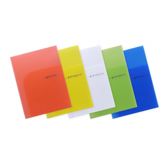 0.4T Two-Pocket File A4, Set of 10 