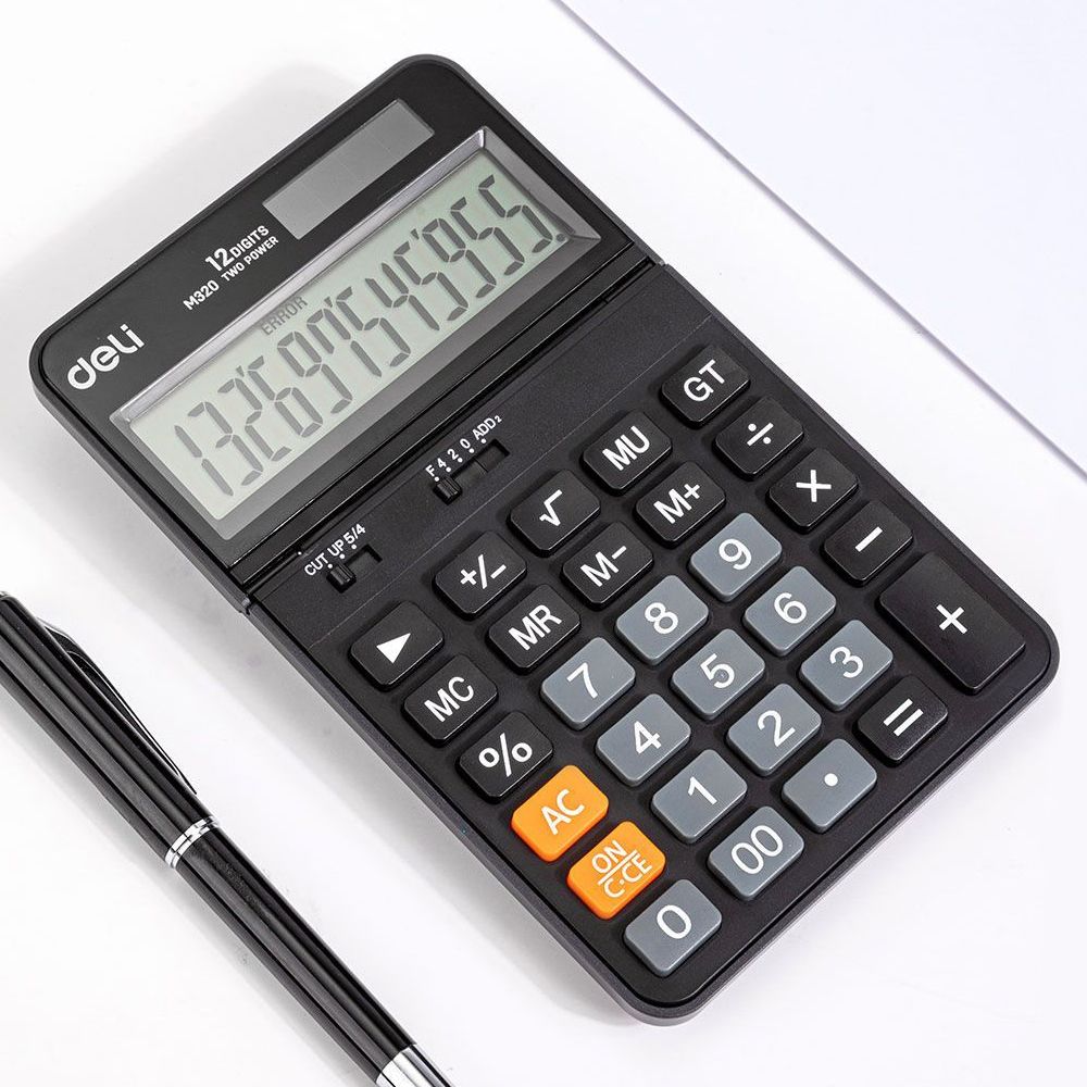 Black Office Calculator 