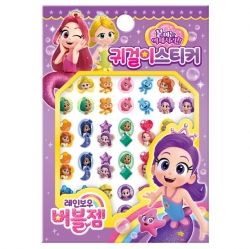Rainbow Bubble Gem Earring Stickers