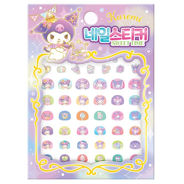 Kuromi Sweet Time Nail sticker