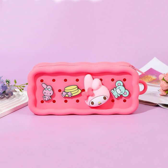 My Melody Patch rectangle Silicon Pouch