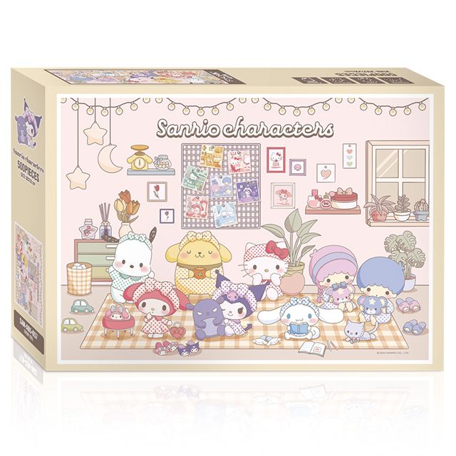 Sanrio Characters Jigsaw Puzzle 500pcs_Pajama Party