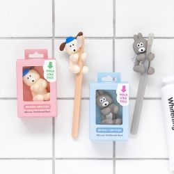 Brunch Brother Bunny&Puppy Silicone Toothbrush Rack