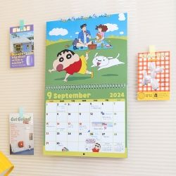 Crayon Shinchan 2024 Wall Calendar