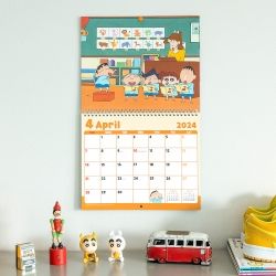 Crayon Shinchan 2024 Wall Calendar