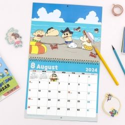 Crayon Shinchan 2024 Wall Calendar