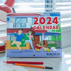 Crayon Shinchan 2024 Wall Calendar