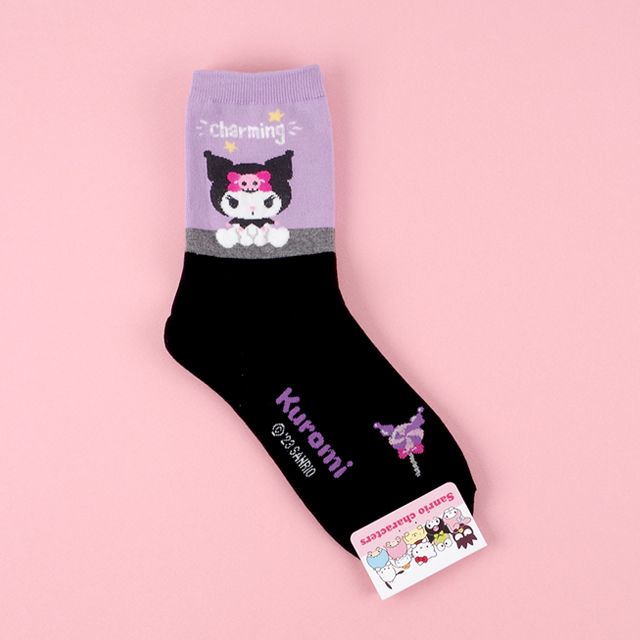 Sanrio Color Match Long socks, One Size 220-260mm