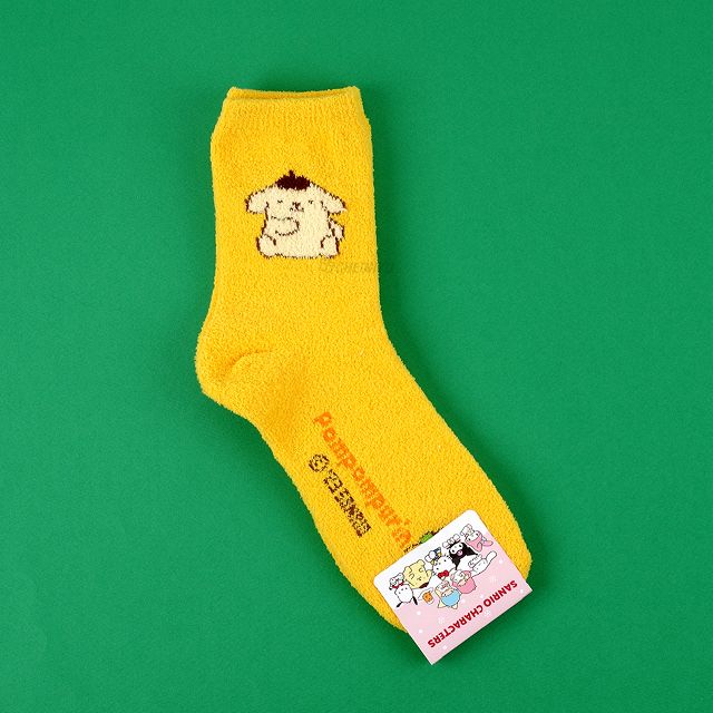 Sanrio Candy Fluffy Crew socks, One Size 220-260mm