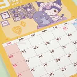 Kuromi TO DO Wall Calendar 2024