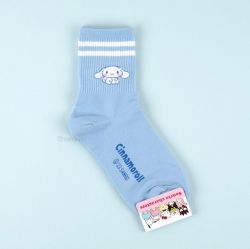 Sanrio Band Long socks, One Size 220-260mm - Cinnamoroll