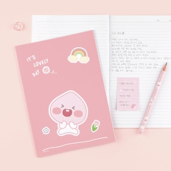 Little Kakao Friends Lovely Notebook, 10pcs 1set