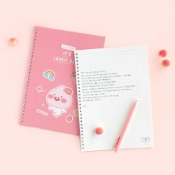 Little Kakao Friends Lovely Spring Notebook, Set of 10