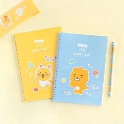 Little Kakao Friends Lovely Spring Notebook, Set of 10