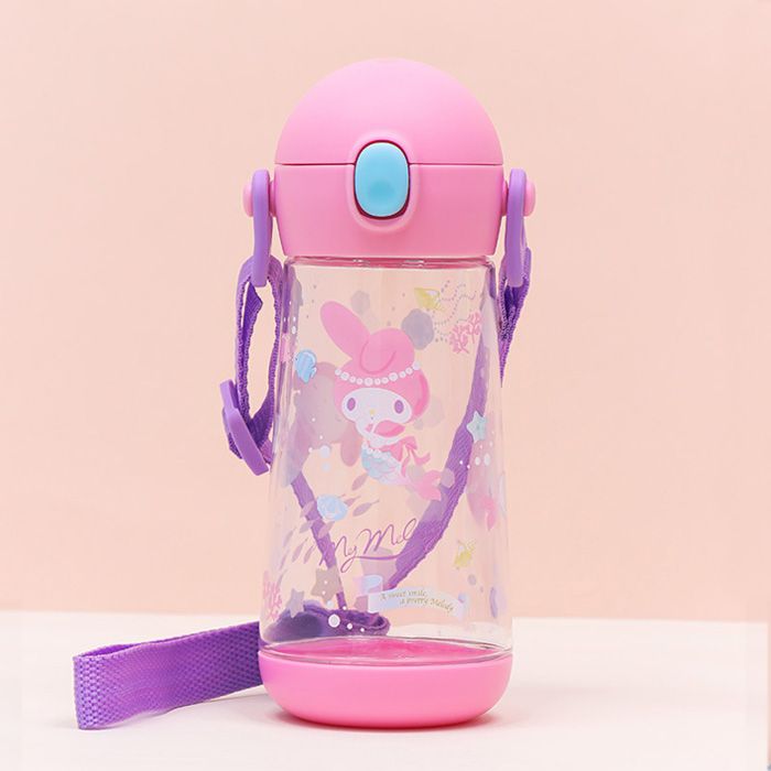 My Melody The Bottle One-Touch Tritan Tumbler 470ml with Shoulder Strap