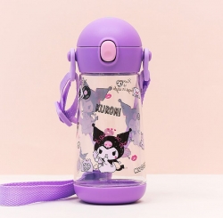 Kuromi The Bottle One-Touch Tritan Tumbler 470ml with Shoulder Strap