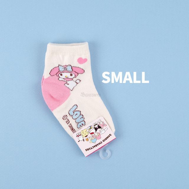 Sanrio Children Big Heart Long socks - My Melody S (130-160mm)