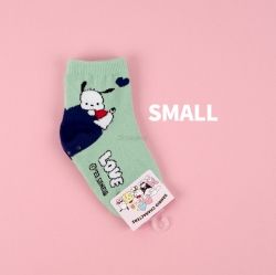 Sanrio Children Big Heart Long socks - Pochacco S (130-160mm)