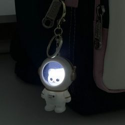 Spaceman LED Light key ring, Random