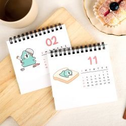 2024 Haeya-G Mini Calendar (13-month desk calendar)