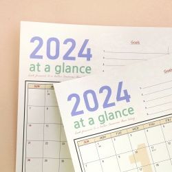 Bfancy 2024 Wallgan poster Calendar