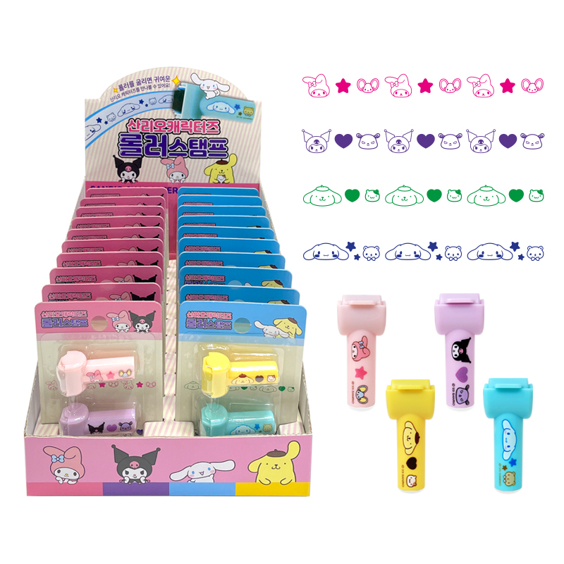 Sanrio Characters Roller Stamp, set of 20