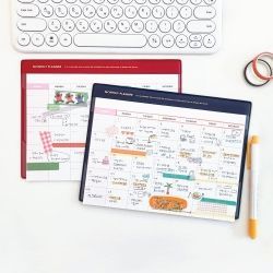 Monthly Desk Pad A5, Undated 