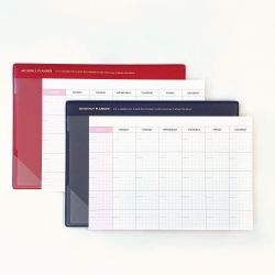 Monthly Desk Pad A5 Refill Paper, Undated 