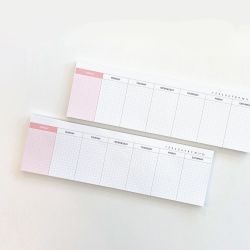 Weekly Desk Pad Refill Paper