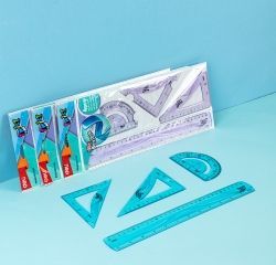Pastel Flexible Ruler Set ,4pcs
