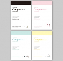Letter Papers Pad Campus (Random)