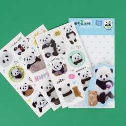 Bao Panda Story Removal Sticker, Set of 20