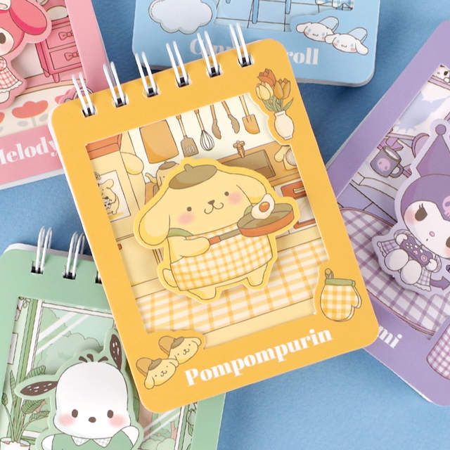 Sanrio Characters Pompompurin's ROOM 3D Handy Note 