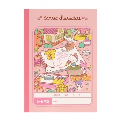 Sanrio Characters 3-6 Note, 8pcs