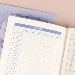 Sanrio Characters Korean Note, 8pcs