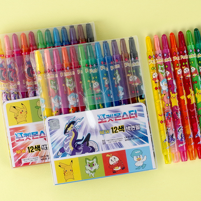 Pokemon 12Color Color Pencil, Random
