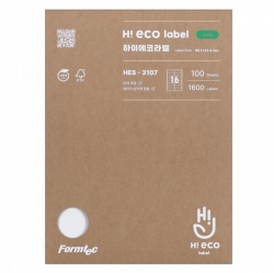 HiEco Label HES-3107, 100 Sheet