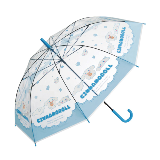 시나모롤 파스텔 투명 수동 장우산 60cm