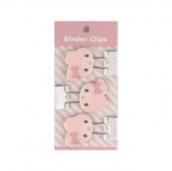 Sanrio Binder Clip 3P Set