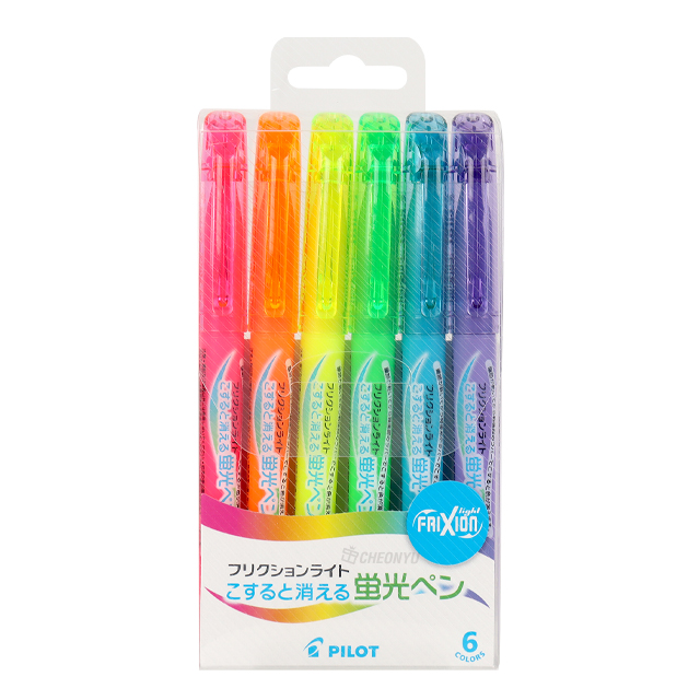 FRIXION Light Color 6-color highlighter