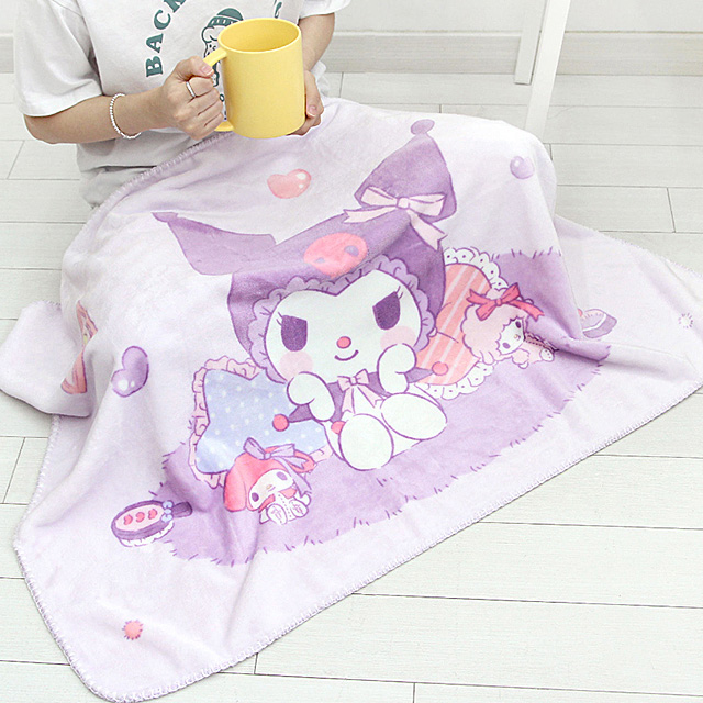 Kuromi Charming Flannel Blanket