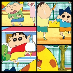 Shin Chan Jigsaw Puzzle 500 Pieces, Play Ground