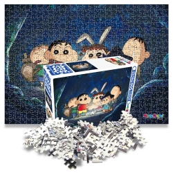 Shin Chan Jigsaw Puzzle 500 Pieces, forest exploration