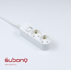 Integrated Switch Multi-Tab 2 Outlet 1M