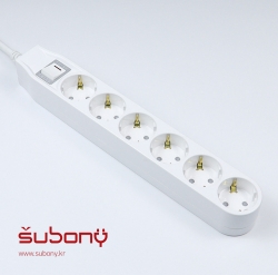 Integrated Switch Multi-Tab 6 Outlet 1.5M