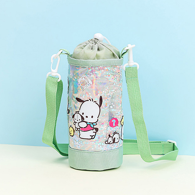 Pochacco Bling bling Bottle Pouch with Strap
