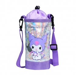 Kuromi Bling bling Bottle Pouch with Strap